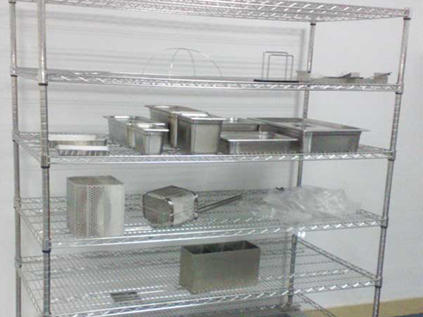 供应不锈钢线网置物架厂家-不锈钢老化架现场制造