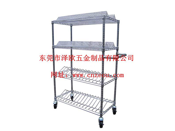 鄂州SMT物料架电阻电容料盘架防静电贴片-电子料周转车无尘车间货架