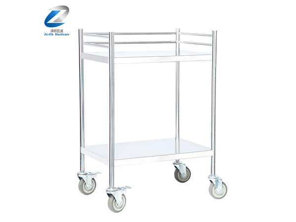 许昌不锈钢手推车医用口腔器械推车美容多功能加厚推车