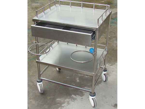 金华不锈钢实验室手推车不锈钢医疗手推车厂家